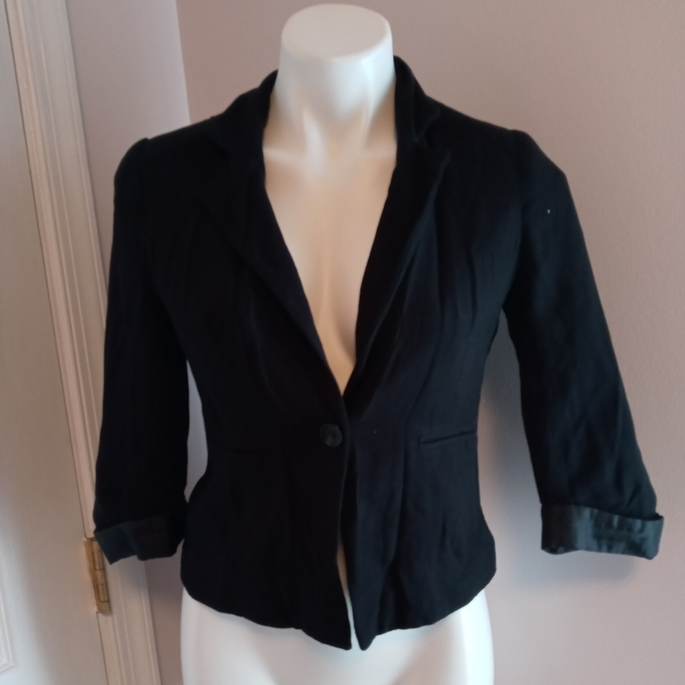 Decree black button jacket - Picture 2 of 4